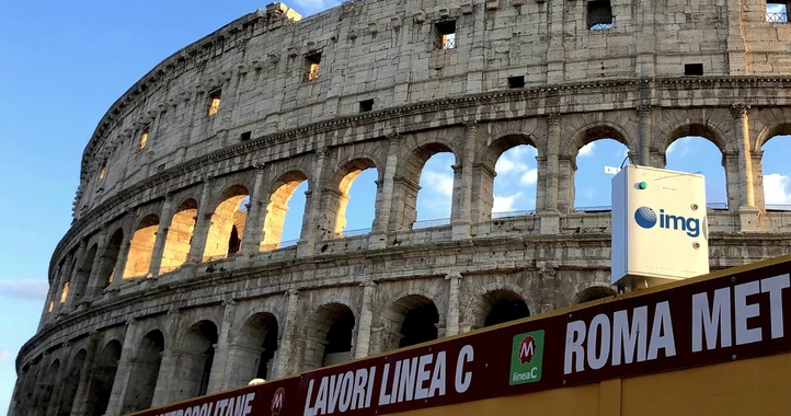 Monitoraggio del Colosseo e della linea C della metro di Roma